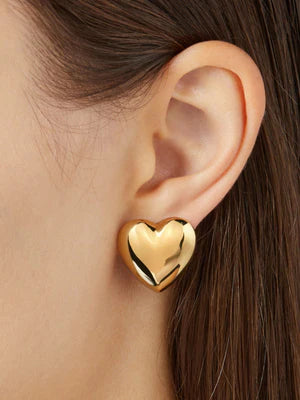 Love Heart Stud Earring