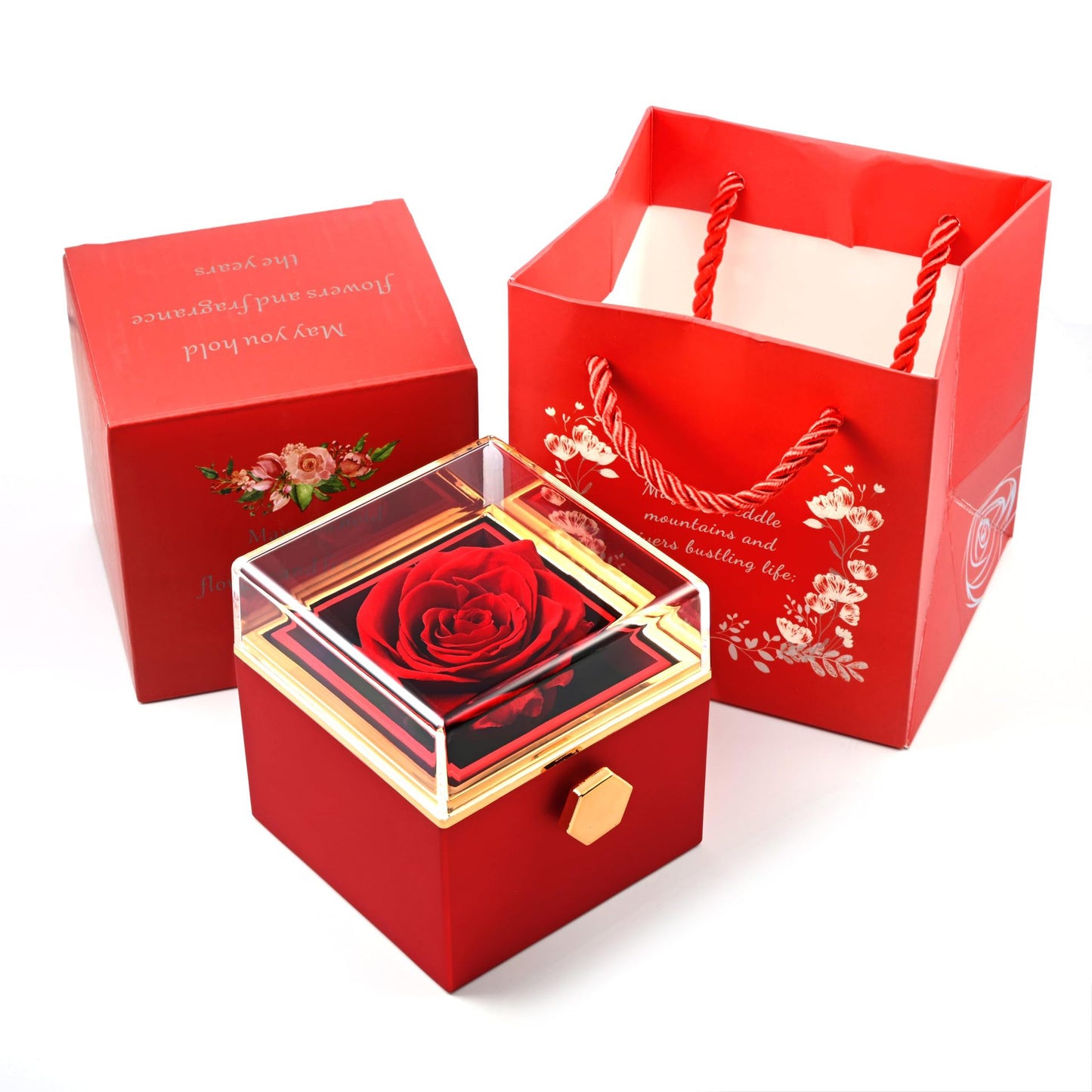 Engraved Double Ring Heart Necklace