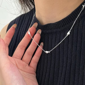Silver Loving Heart Necklace