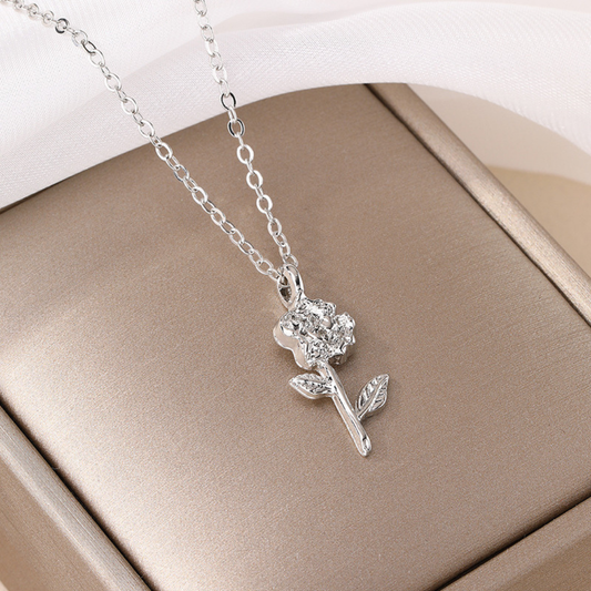 Alloy Flower Necklace for Women