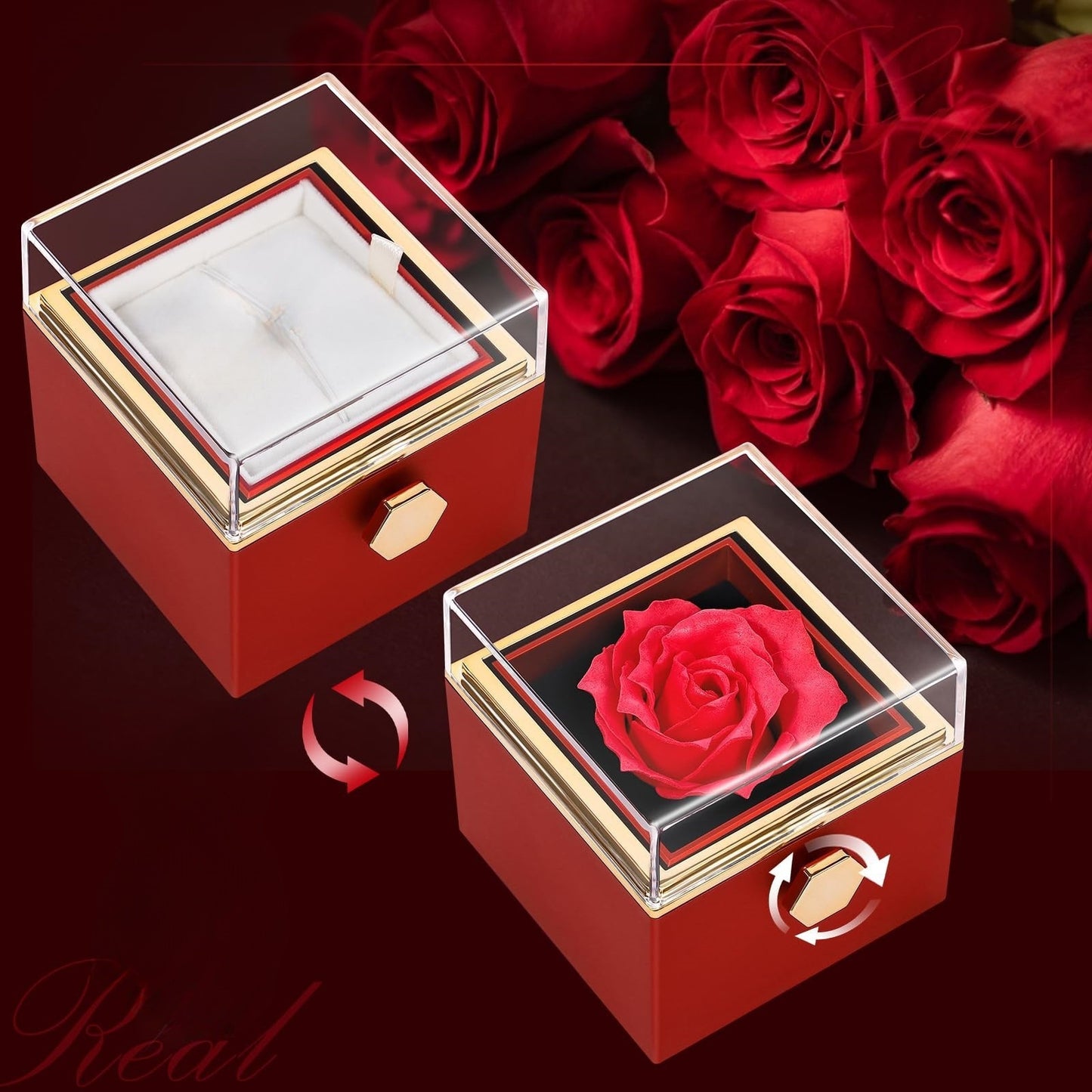 Engraved Double Ring Heart Necklace