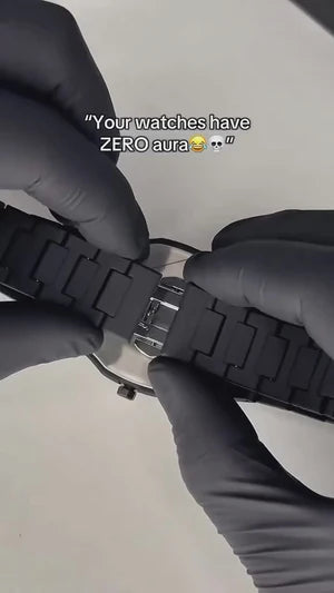 Black Aura Arabic Watch