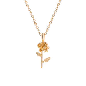 Alloy Flower Necklace for Women
