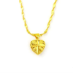 Heart-Shaped Memorial Necklace
