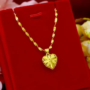 Heart-Shaped Memorial Necklace