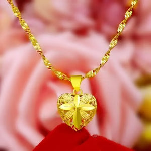Heart-Shaped Memorial Necklace