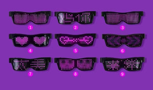 Multicolor Party LED Glasses – Dynamic Flashing