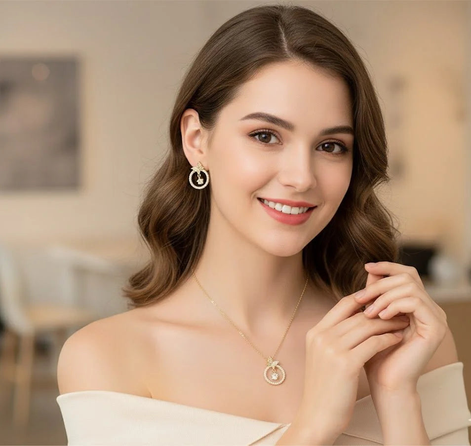 Open Circle Butterfly Set