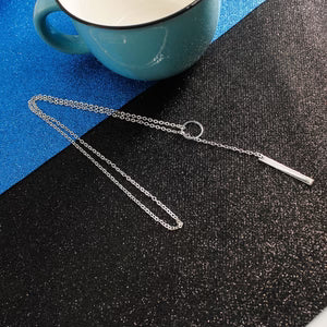 Minimal Circle Necklace for Women