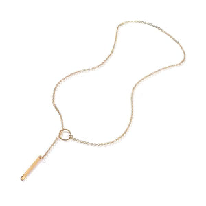 Minimal Circle Necklace for Women