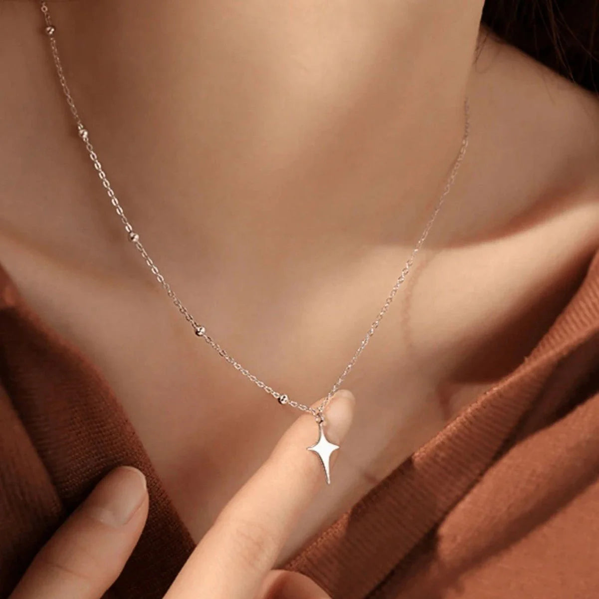 Asymmetry Splice Necklace