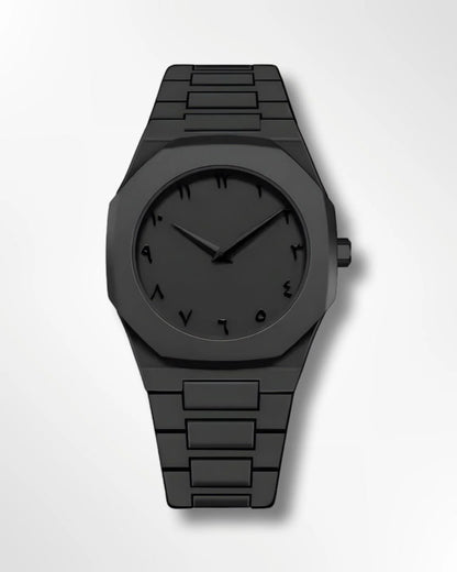 Black Aura Arabic Watch